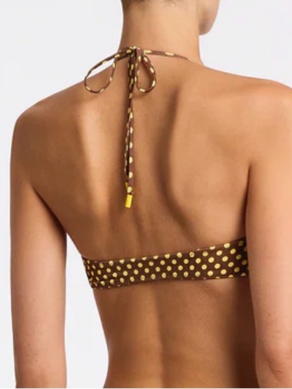 triangl swimwear Brown and Yellow Polka Dot String Bikini - Picture 9 of 10